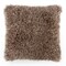 Hastings Home Oversized Floor or Throw Pillow Square Luxury Faux Fur Glam Decor Cushion for Home (Mocha) 125953LEO - alternate 2